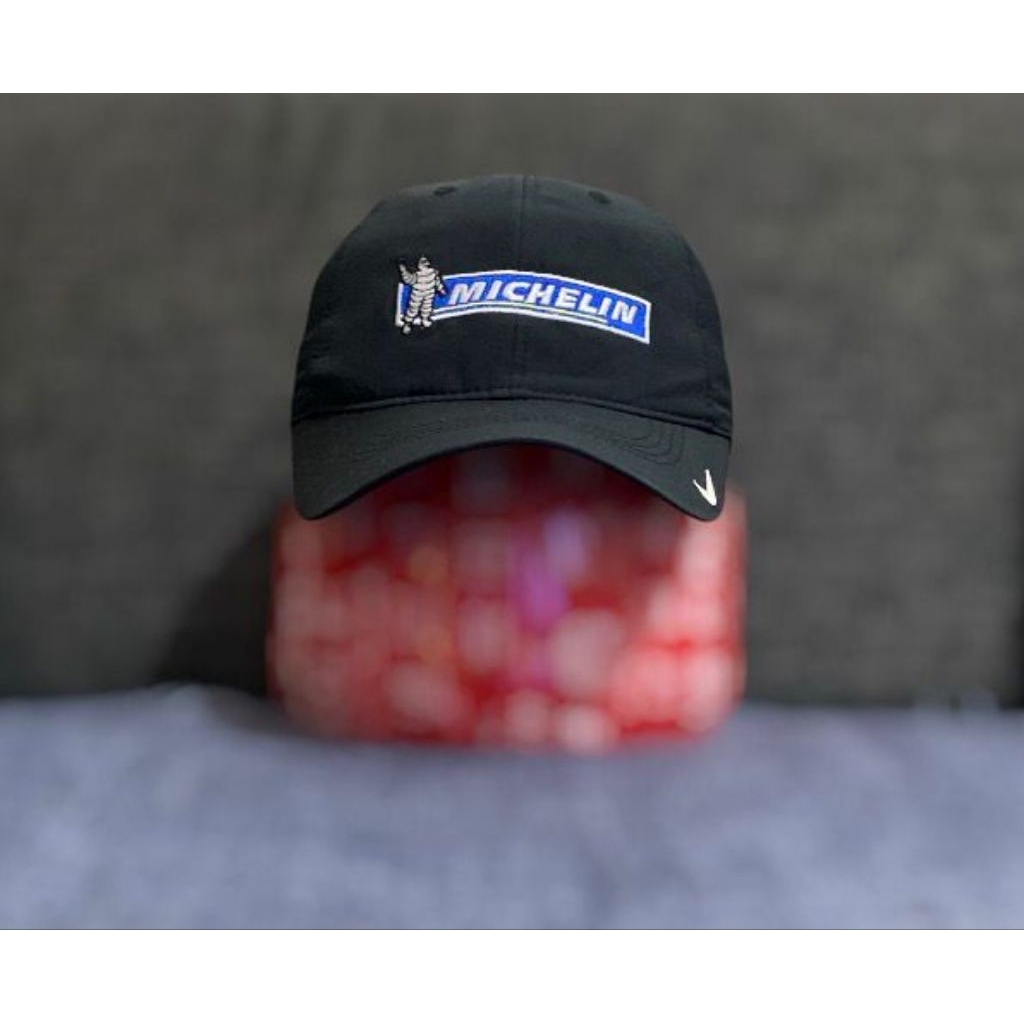 Topi Nike Golf Custom Michelin Black Edition Premium Casual Racing Cap Second