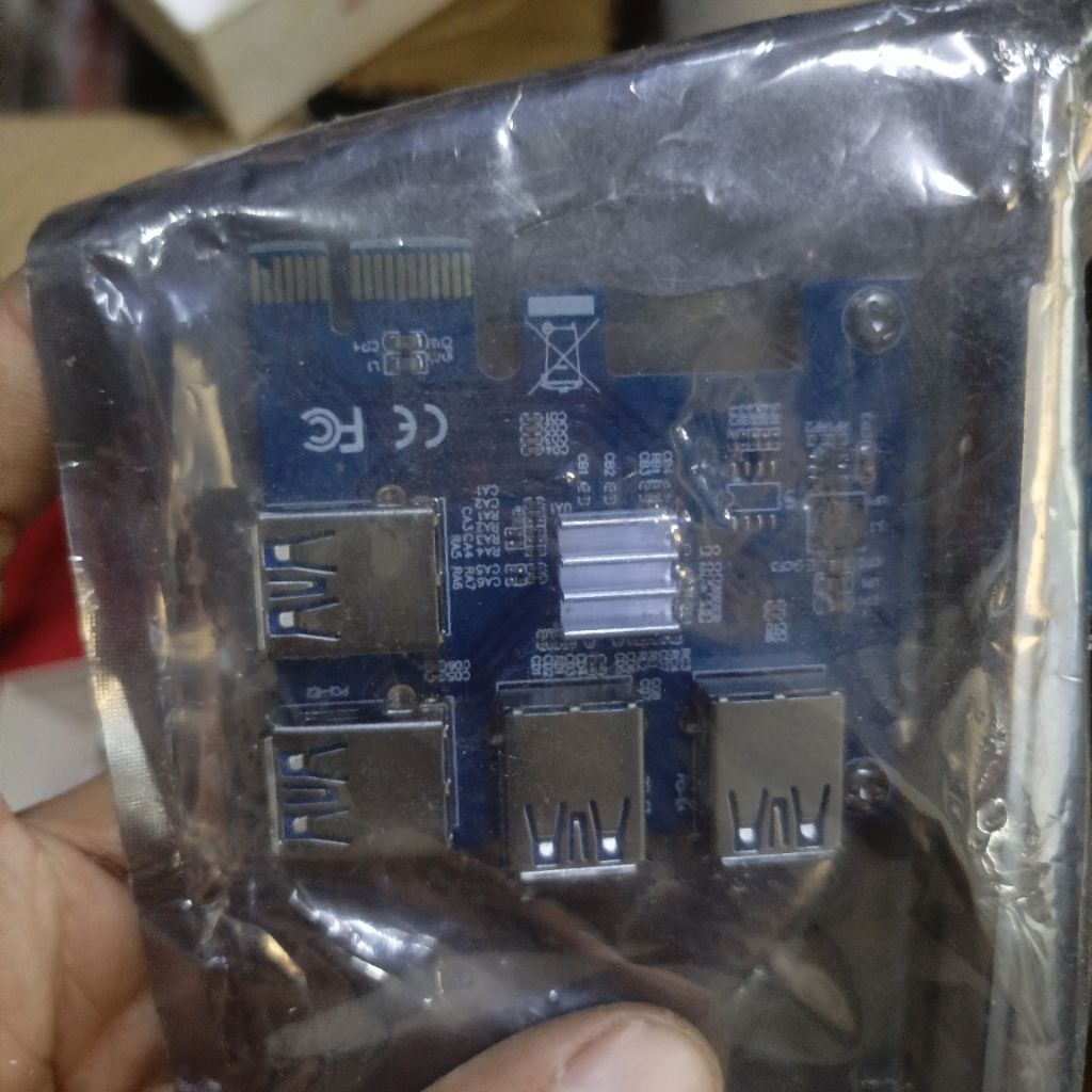 PCIe riser usb 4 port