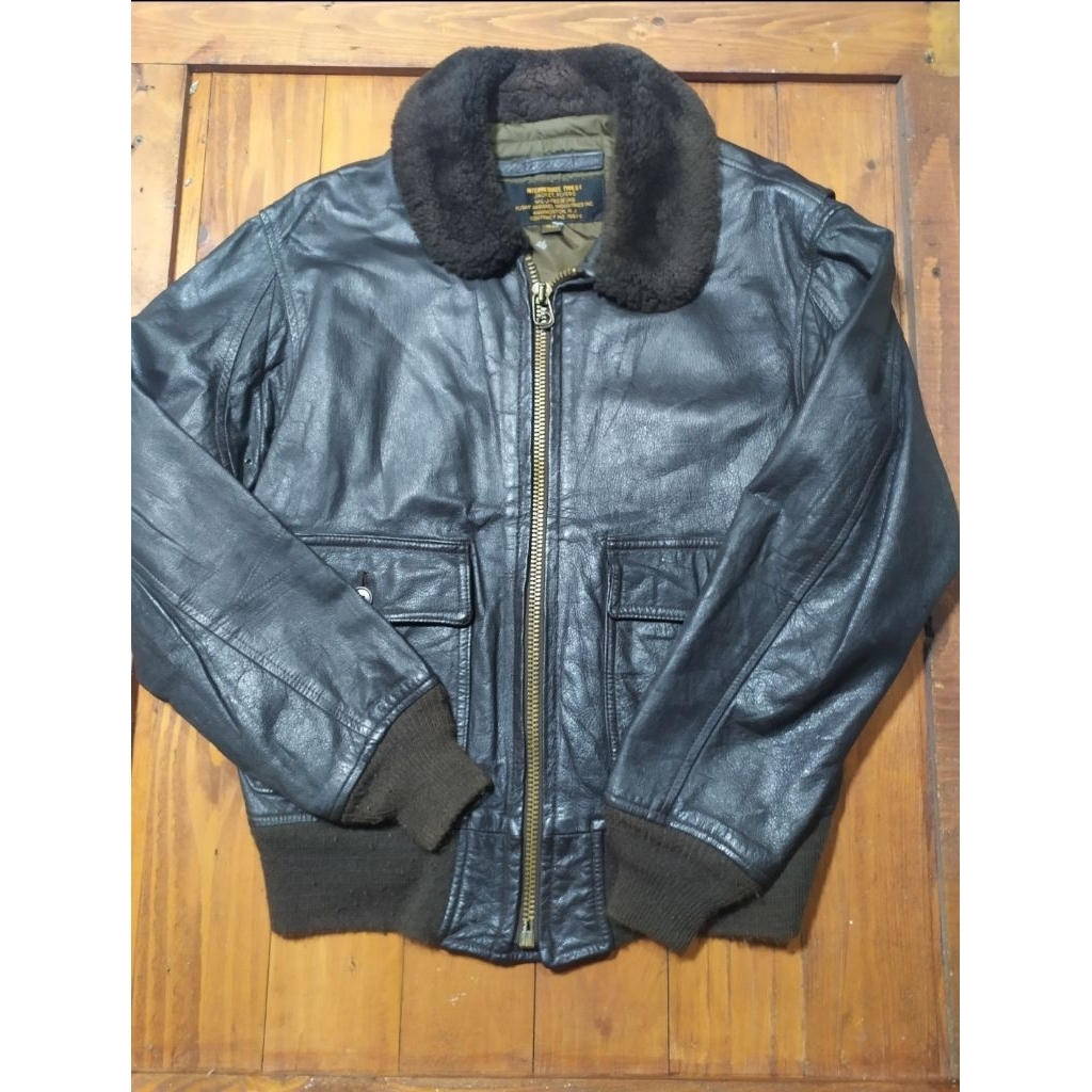 VTG LEATHER G1 JACKET HAMMONTON Nj