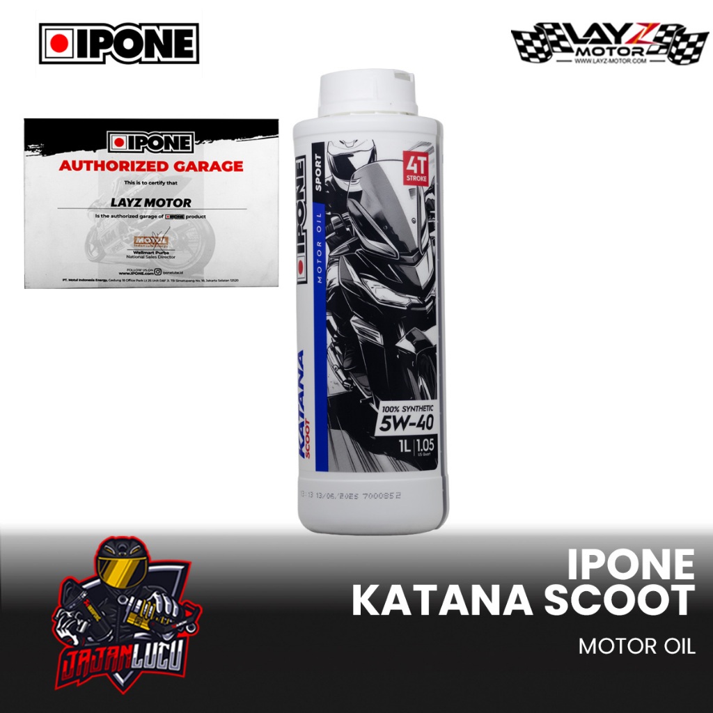 IPONE Oil Katana Scoot Oli Motor Matic