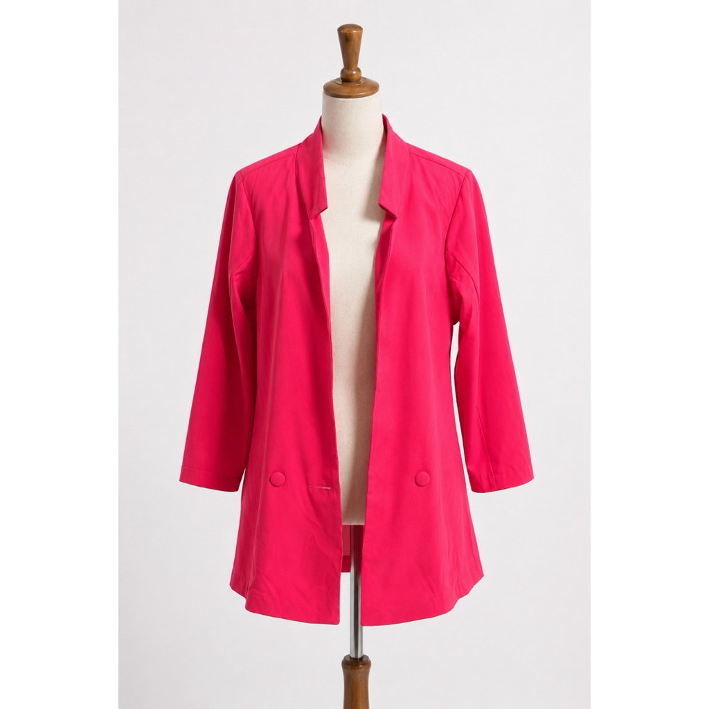 PRELOVED BLAZER PINK FANTA