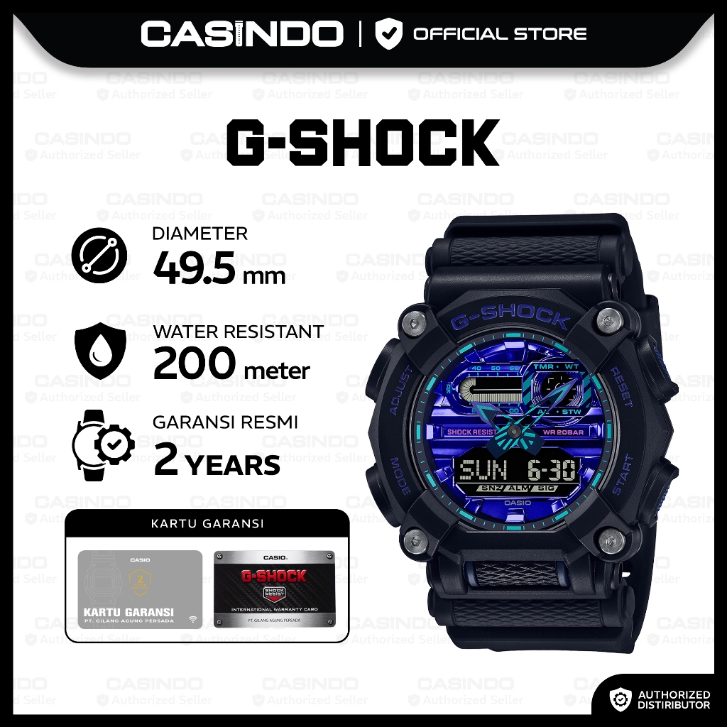 G-SHOCK Jam Tangan Pria Analog Digital GA-900VB-1ADR