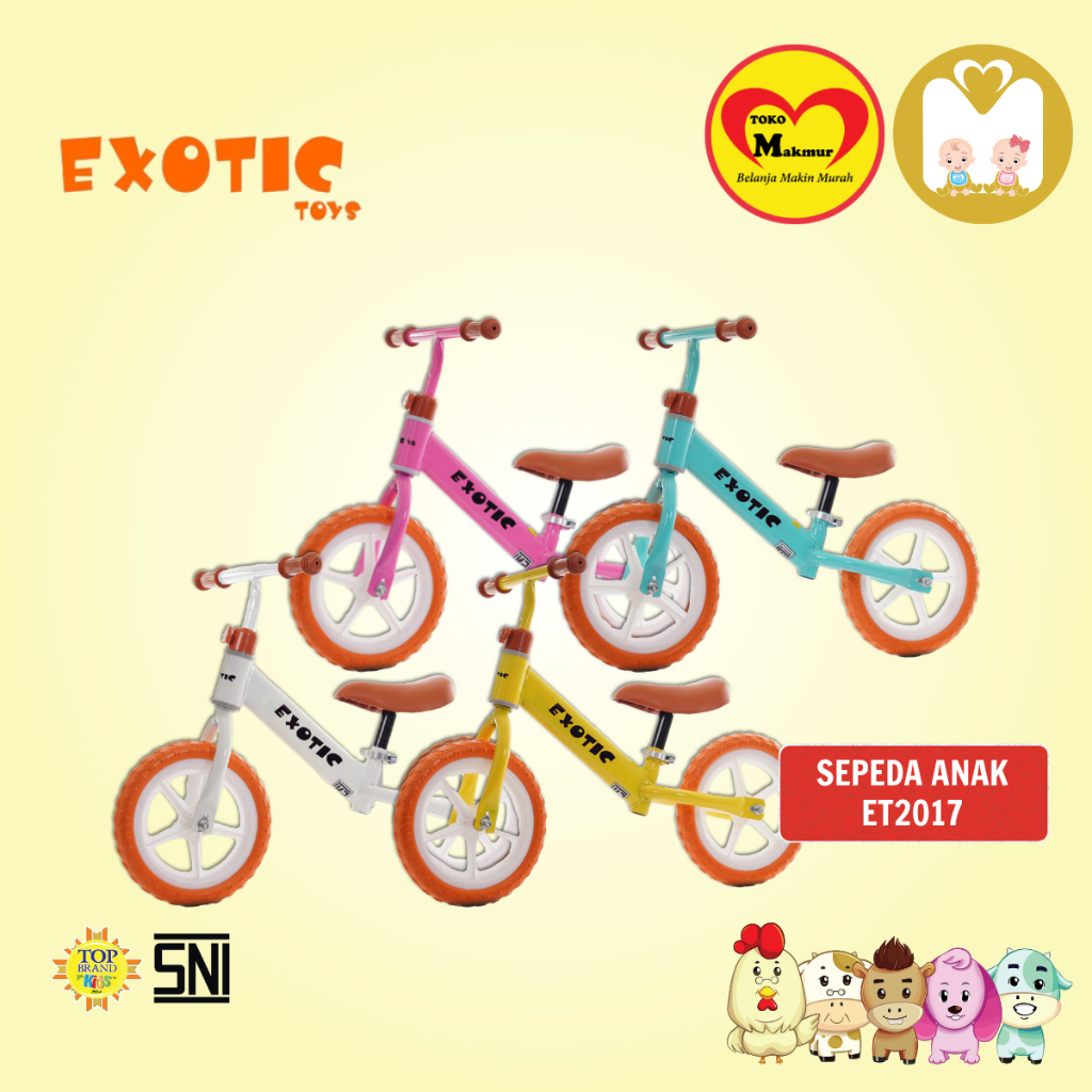 EXOTIC Sepeda Anak ET2017 / Toko Makmur Baby Shop