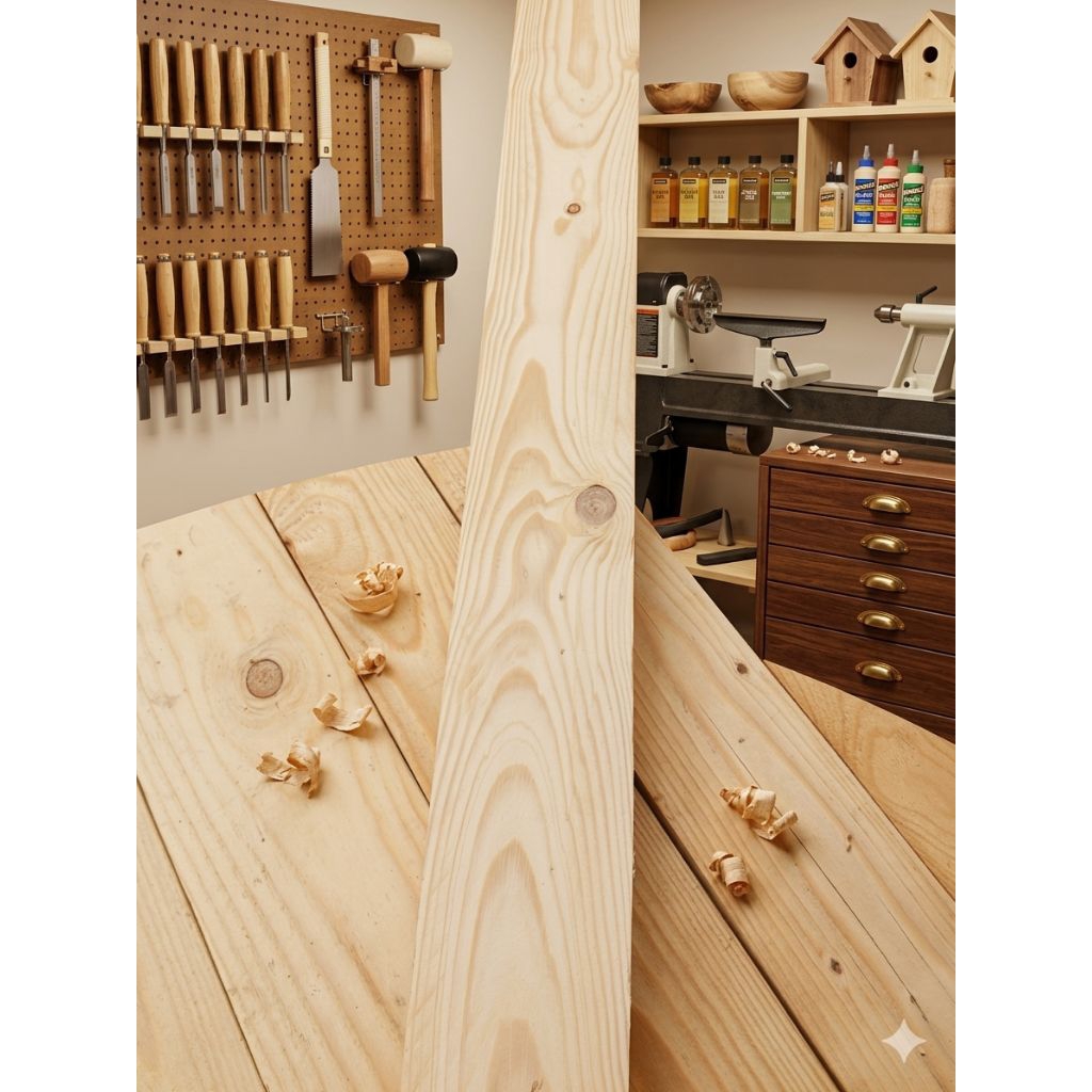 Papan Kayu Jati Belanda/Papan Kayu Pinus Bekas Pallet