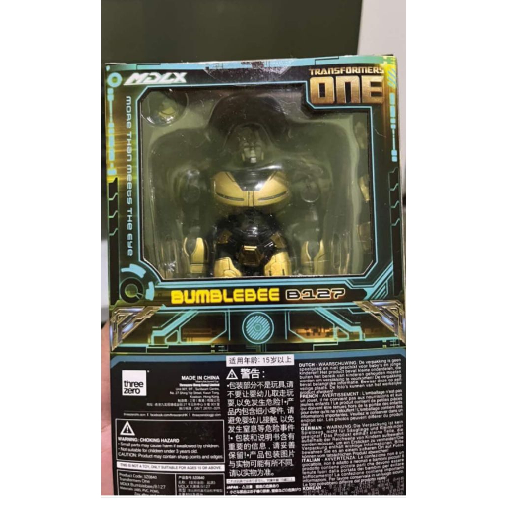 figure threezero bumblebee b127 transformer one