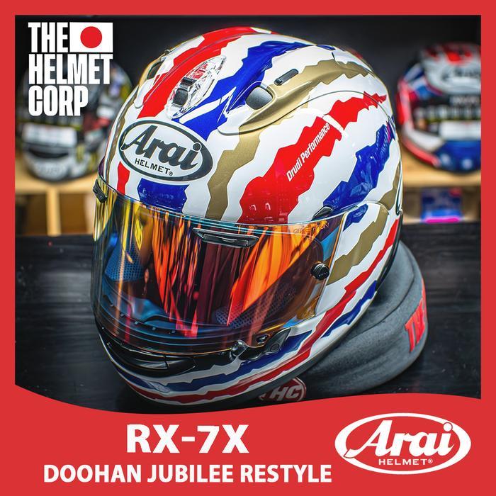 HELM ARAI RX7X DOOHAN JUBILE RESTYLE RX-7X FULL FACE HELMET