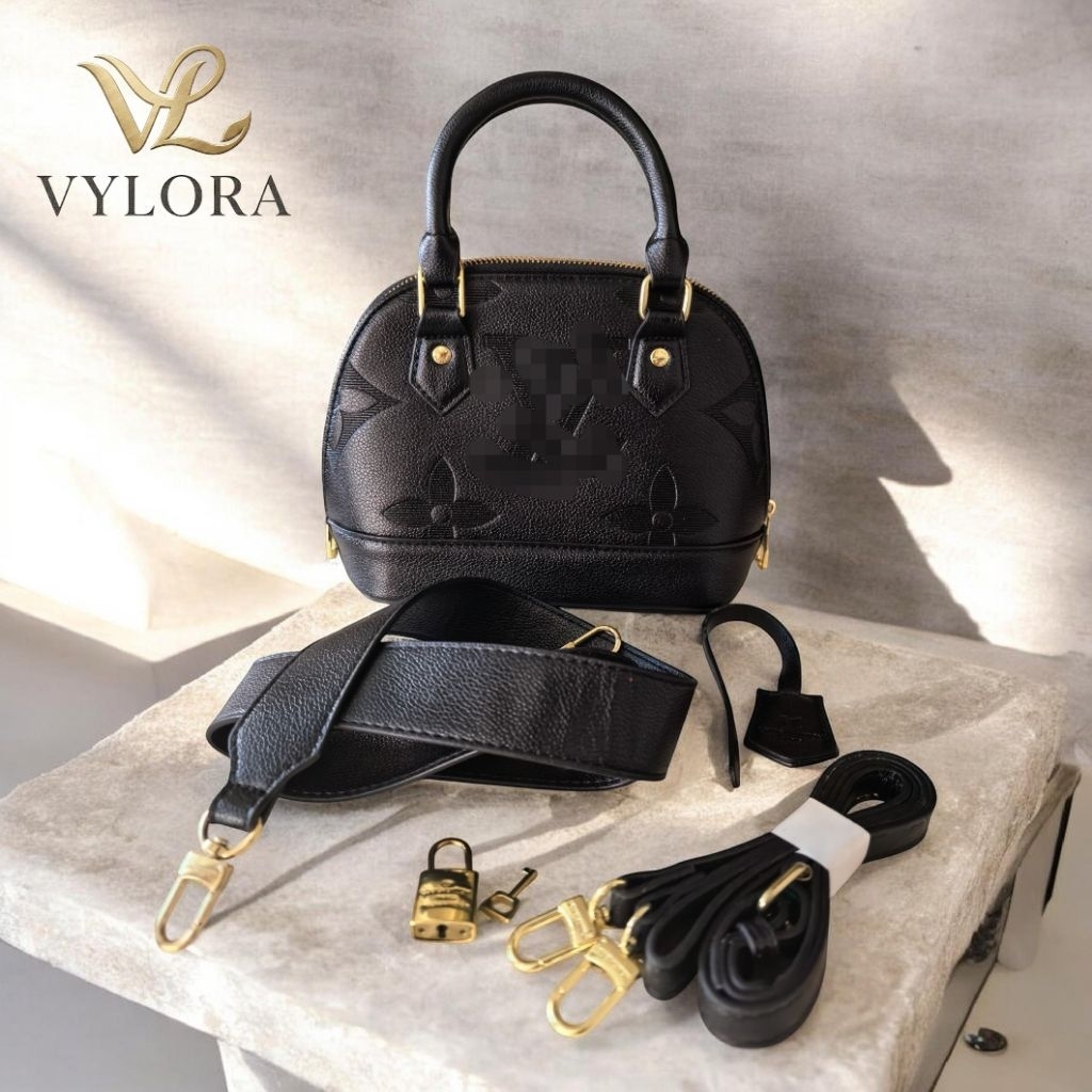 BARU Tas Selempang Wanita Elphi Alma Black Premium Import