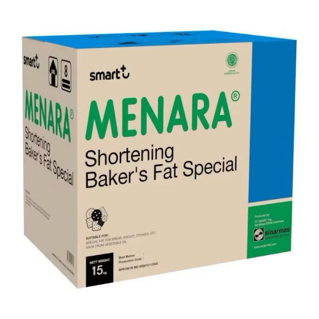 Menara Mentega Putih Shortening Baker’s Fat Menara 1kg / 500grm / 250grm