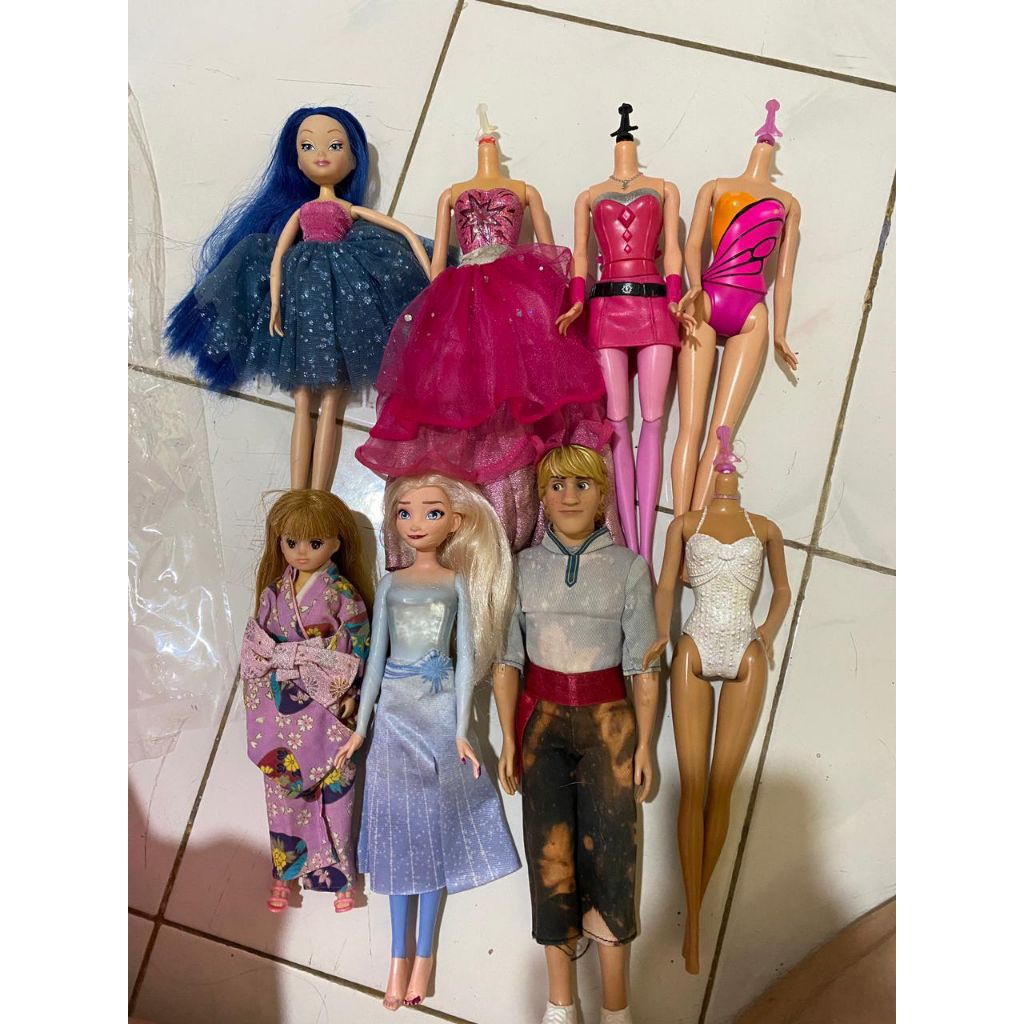 TakeAll Mix Disney Licca Winx Body Barbie Movie apa adanya