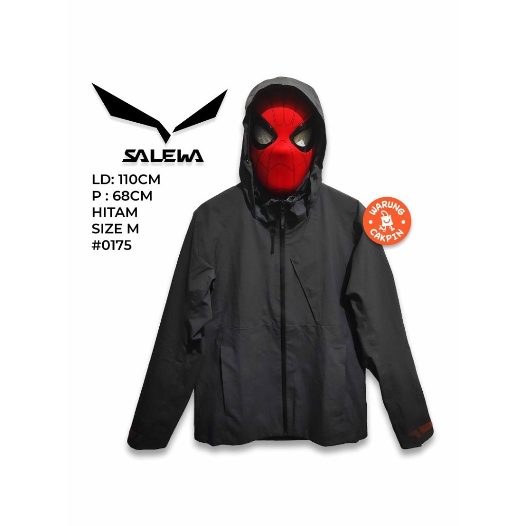 SALEWA GORETEX Jaket anti air pria wanita size M