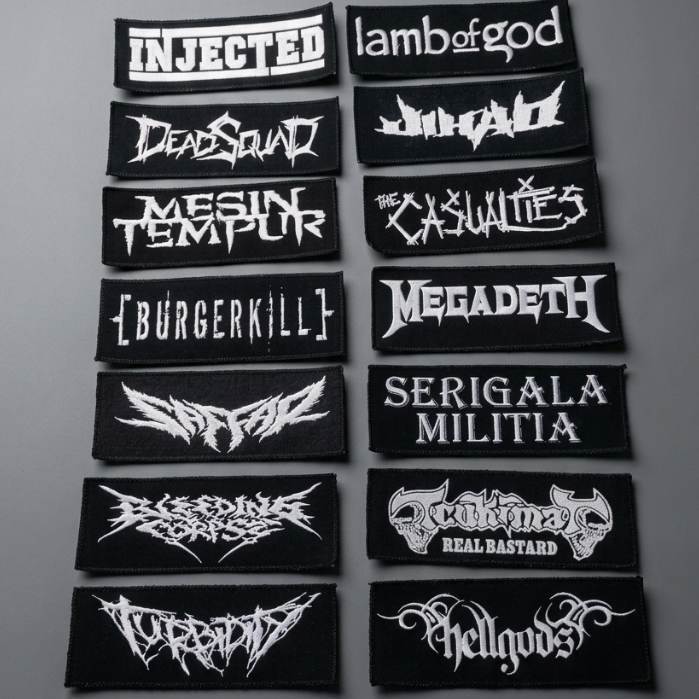PATCH SABLON, EMBLEM SABLON, PATCH BAND, EMBLEM PUNK, EMBLEM PUNK