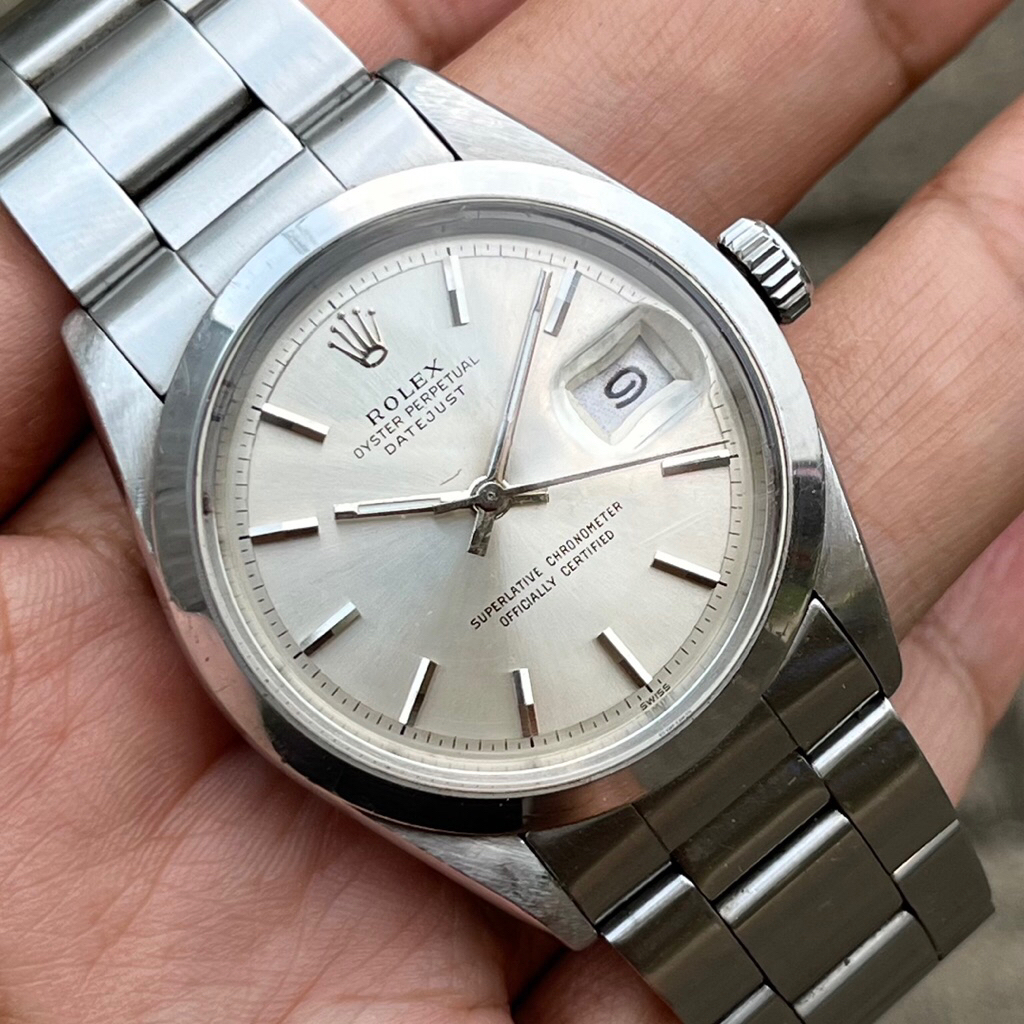 rolex datejust 1600 vintage (baca deskripsi !!)