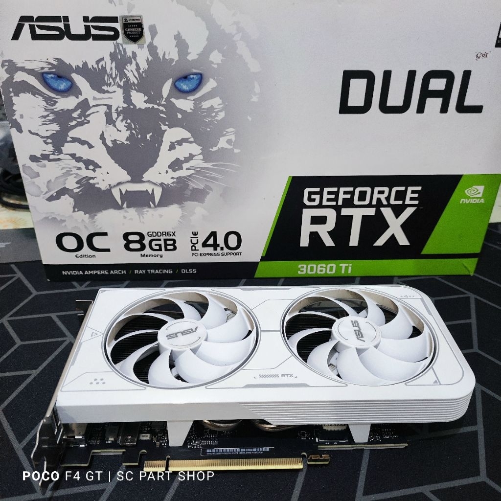 Nvidia RTX 3060 Ti 8 GB LHR Versi GDDR6X