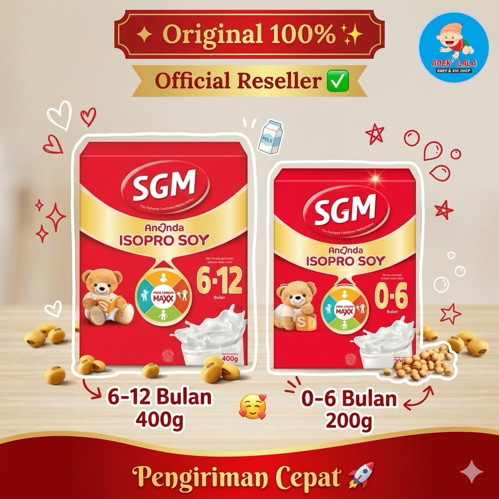 SGM Ananda Soya 0-6 bulan /6-12 bulan