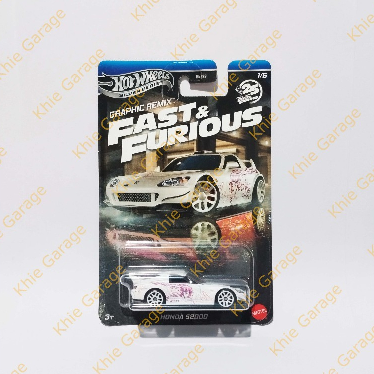HotWheels Hot Wheels Honda S2000 Putih Pink S2k Suki Jdm Fnf The Fast Furious Graphic Remix 2025