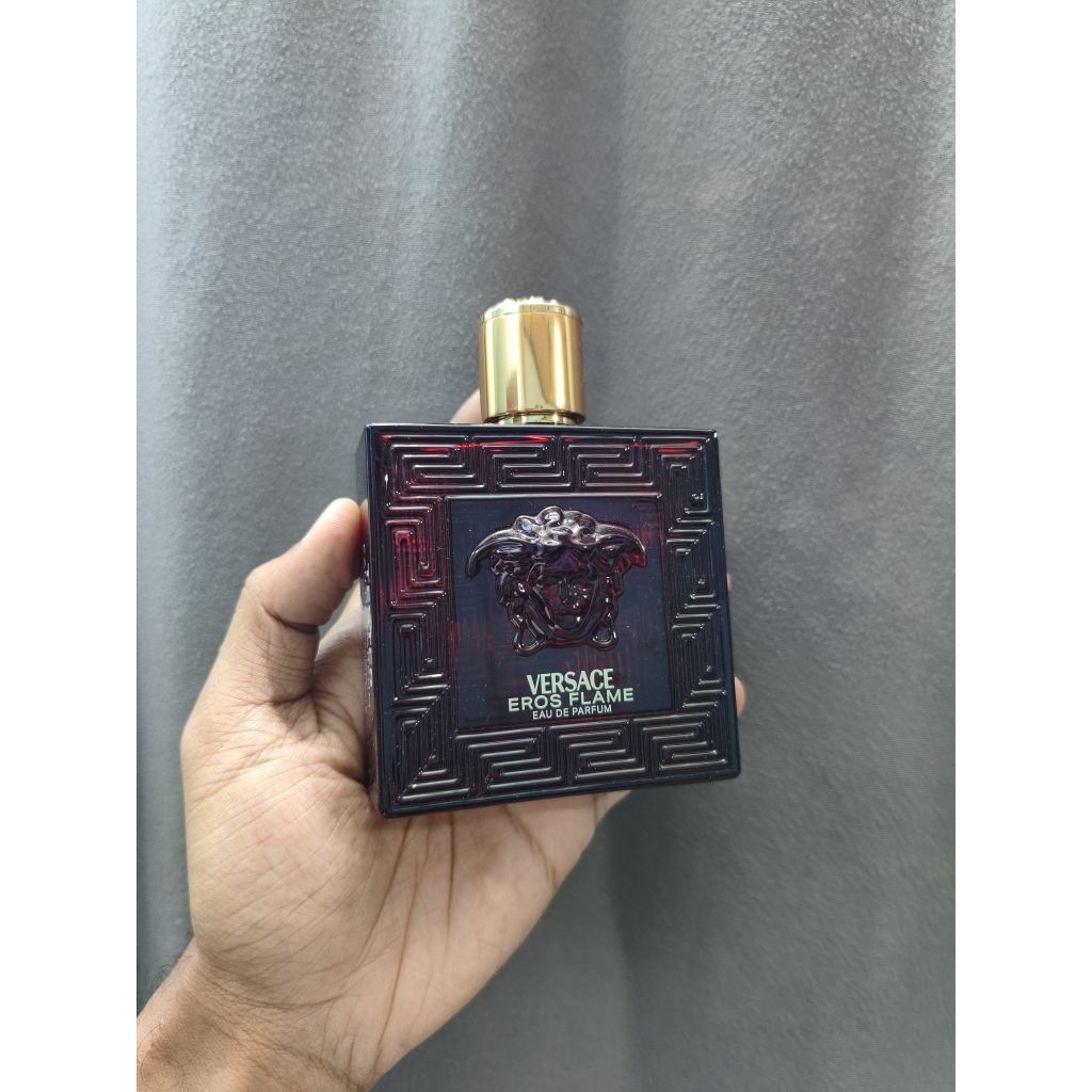 Preloved Versace Eros Flame Tester 100ml Sisa Juice ±99% Like Neww