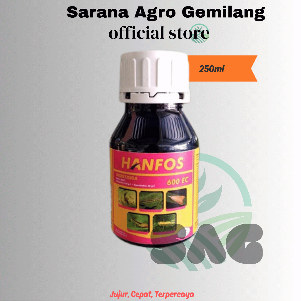 Hanfos 250ml.600EC untuk segala hama.