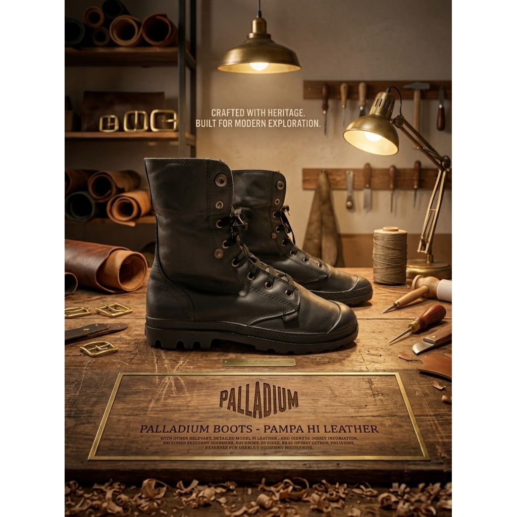 Sepatu Boot Leather Palladium