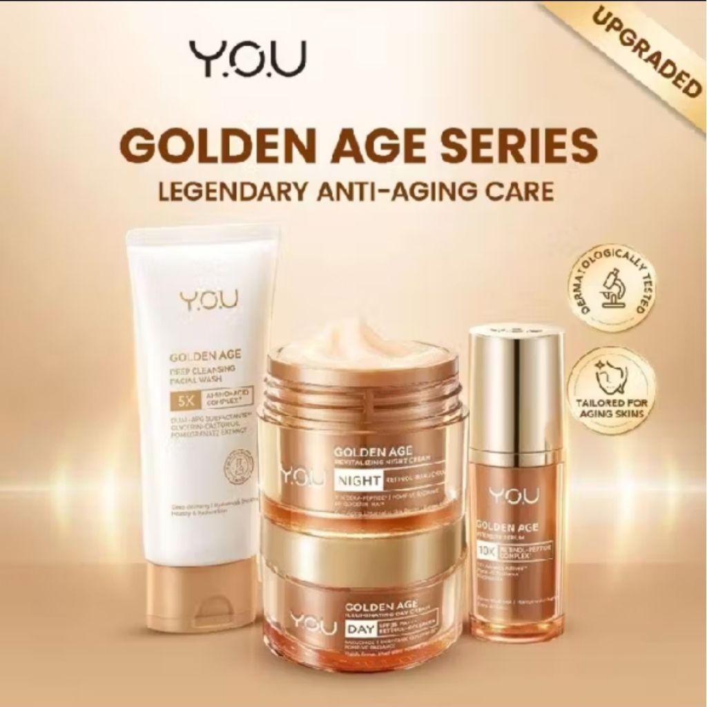 Skincare Series - YOU Golden Age Skincare Series | Facial Wash | Serum | Day Cream | Night Cream