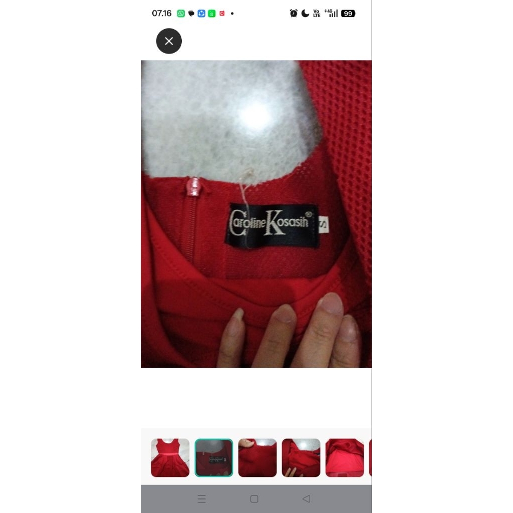 dress Caroline kosasih preloved