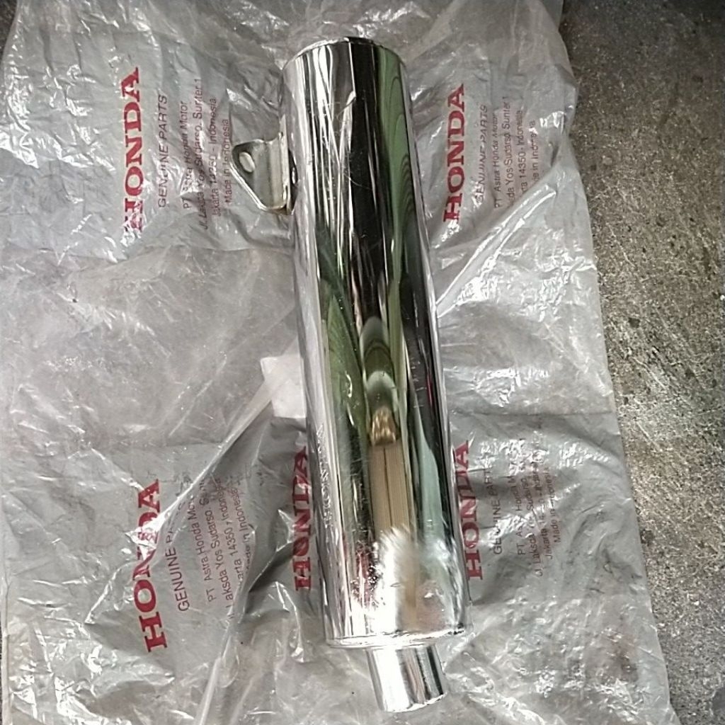 silincer knalpot Supra x 125 original