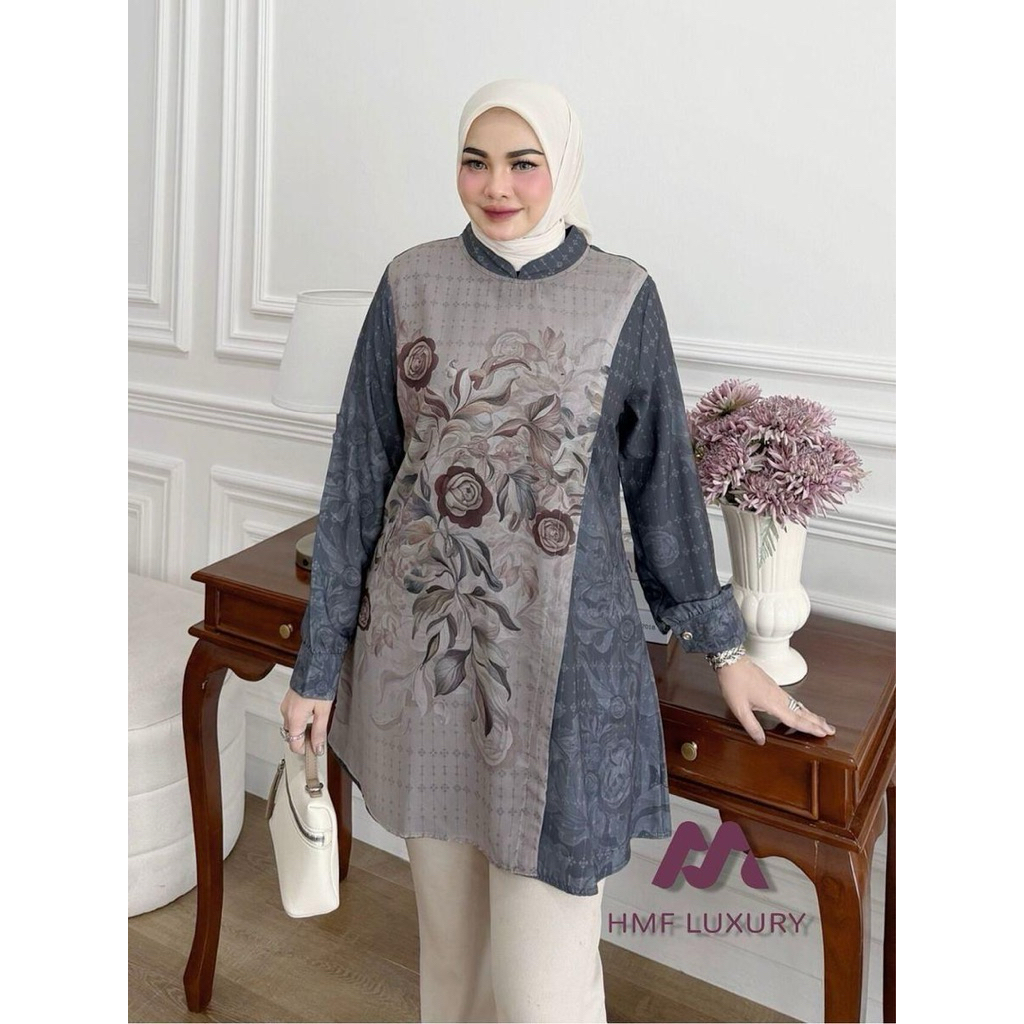 Blouse HMF Luxury // Anggun Tunic vol 15 By HMF Luxury // atasan HMF Luxury Original