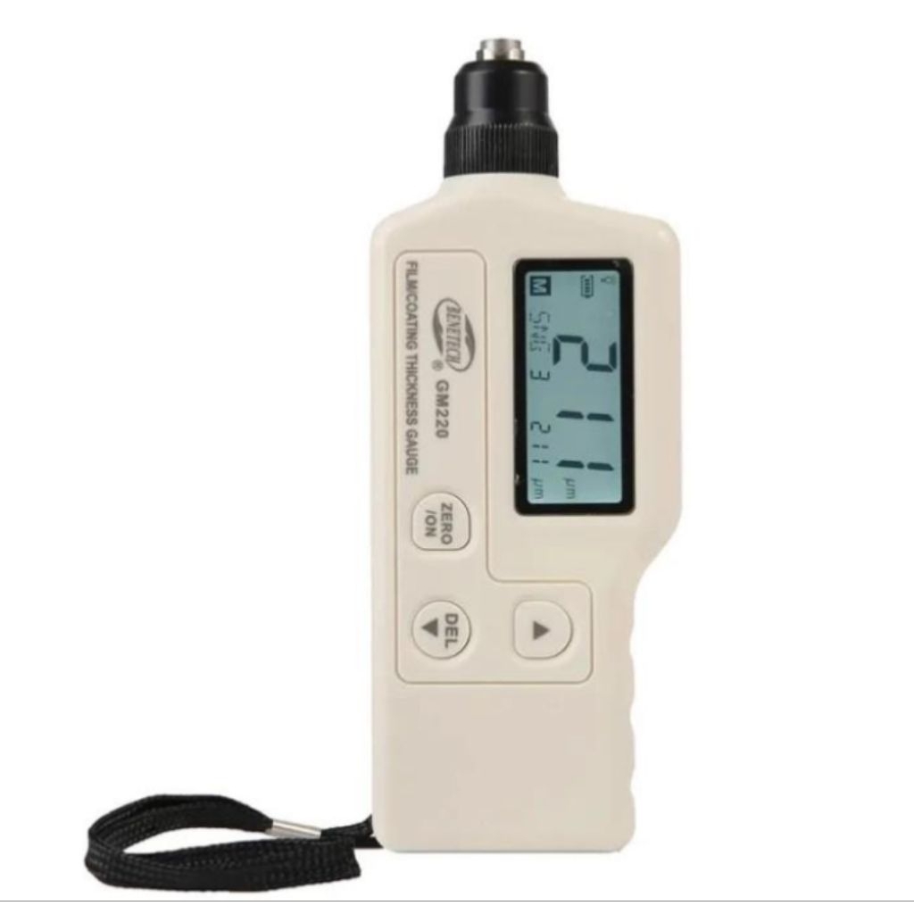 Benetech GM220 Film Coating Thickness Tester Benetech GM220 Cat Lapisan Gauge Meter GM 220