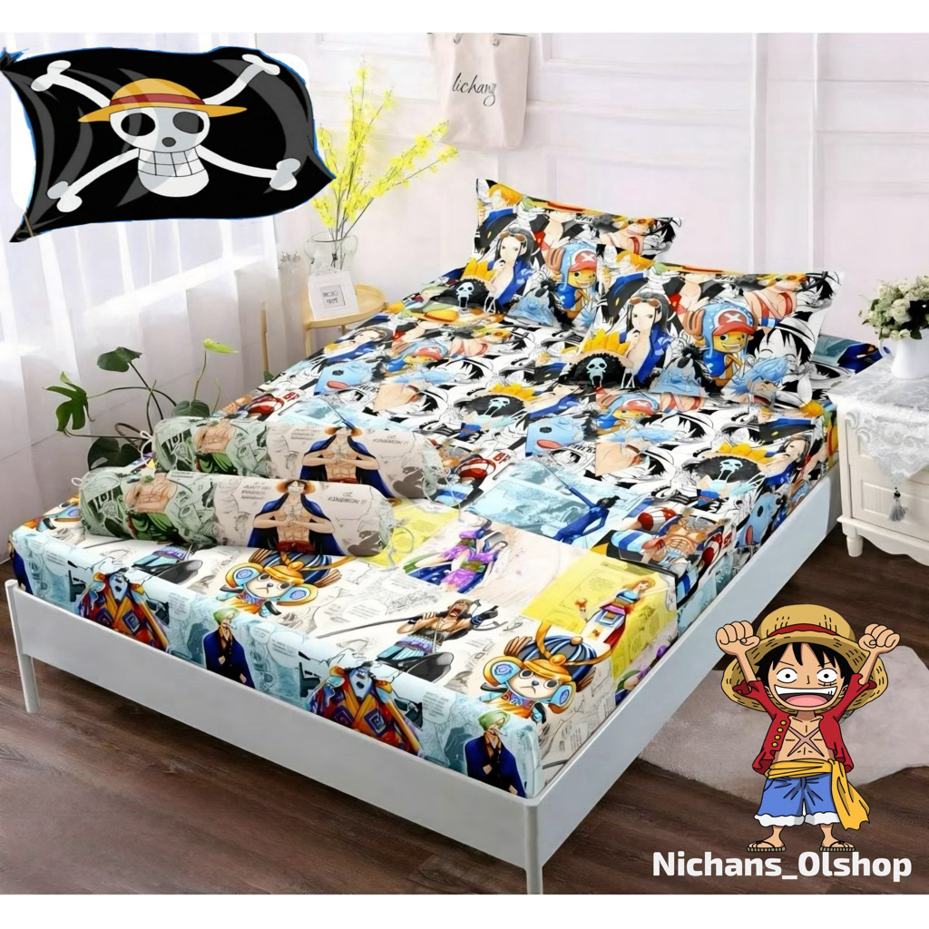 SRPEI MOTIF ONE PIECE KOMIK MANGA NAKAMA // SPREI MOTIF KARTUN ONE PIECE