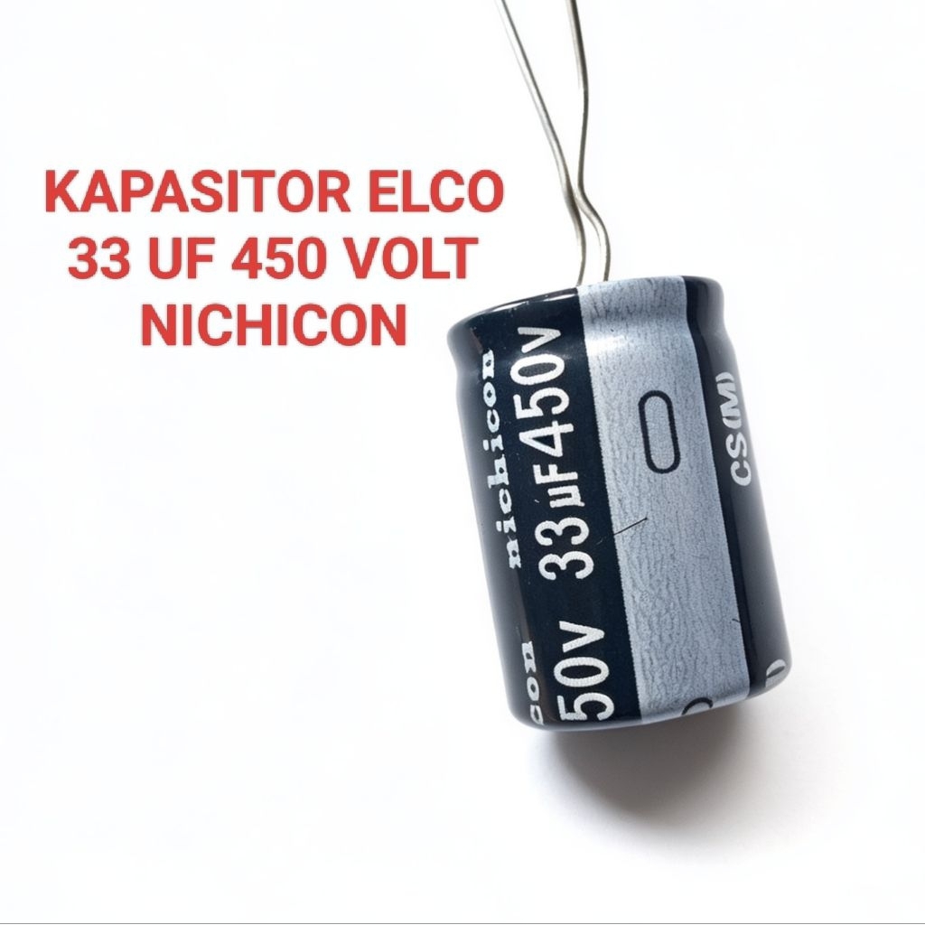 Nichicon Kapasitor Elco 33 uf 450V Capasitor Elko 33uf 450 Volt
