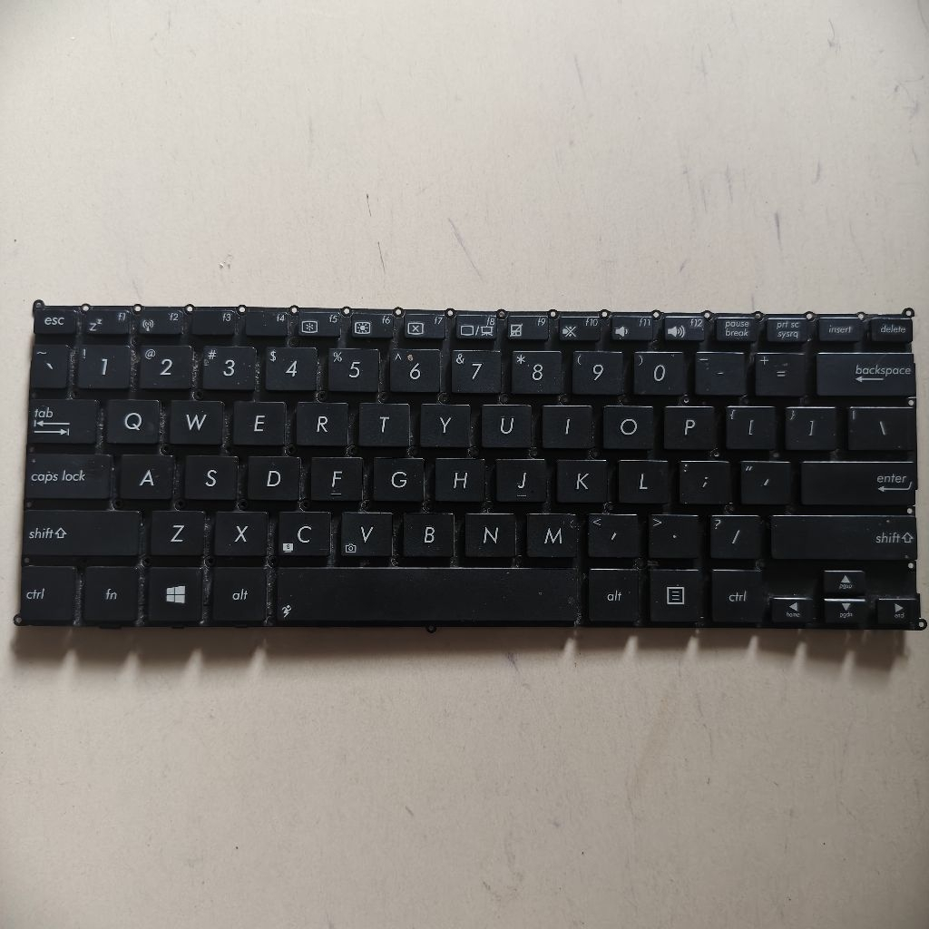 Promo  Keyboard Laptop Notebook Asus X201E cabutan normal tested mulus no minus no ghost touch siap 