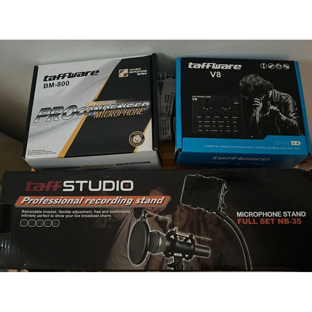 Mic live streaming lengkap sepaket