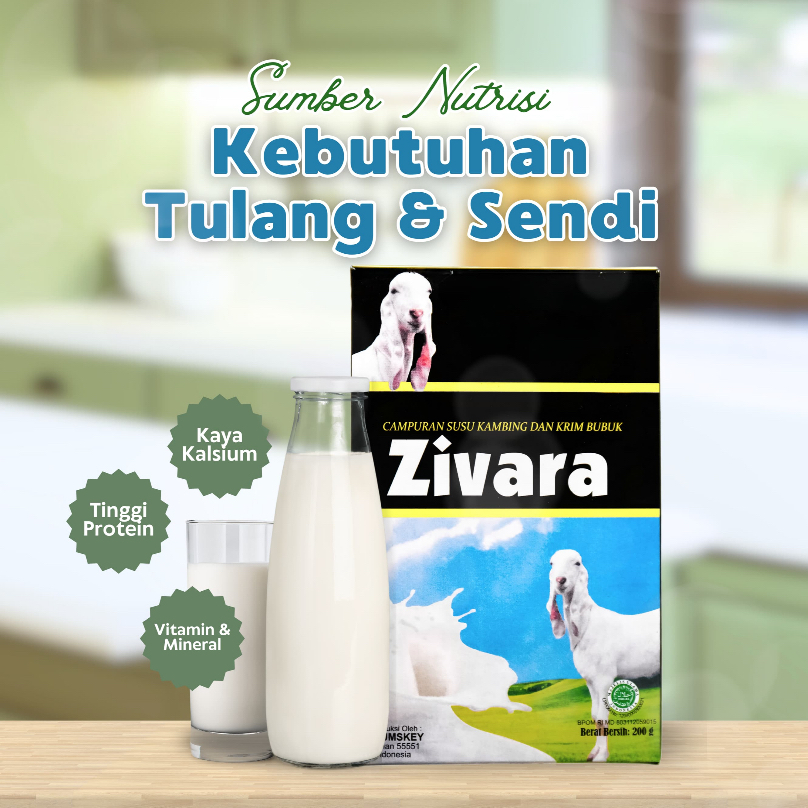 PROMO! ZIVARA Susu Kambing Ettawa Bubuk - Halal & BPOM