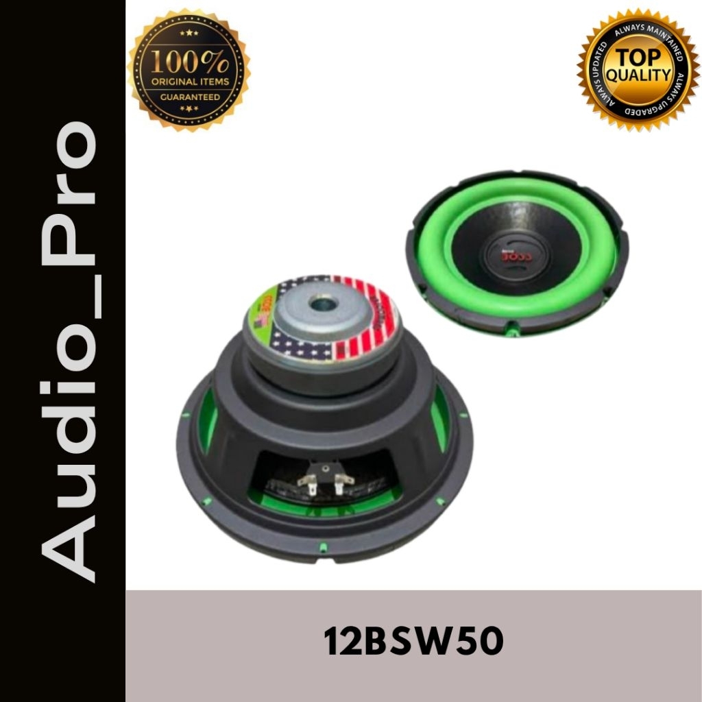 Speaker Komponen American Boss 12BSW50 12inch 1000 Watt Speaker 12 BSW 50 American Boss 12inch