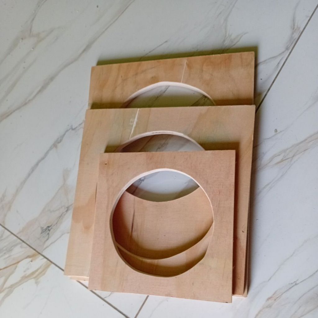 POTONGAN COVER DEPAN BOX SPEAKER 8 inch TEBAL 12mm