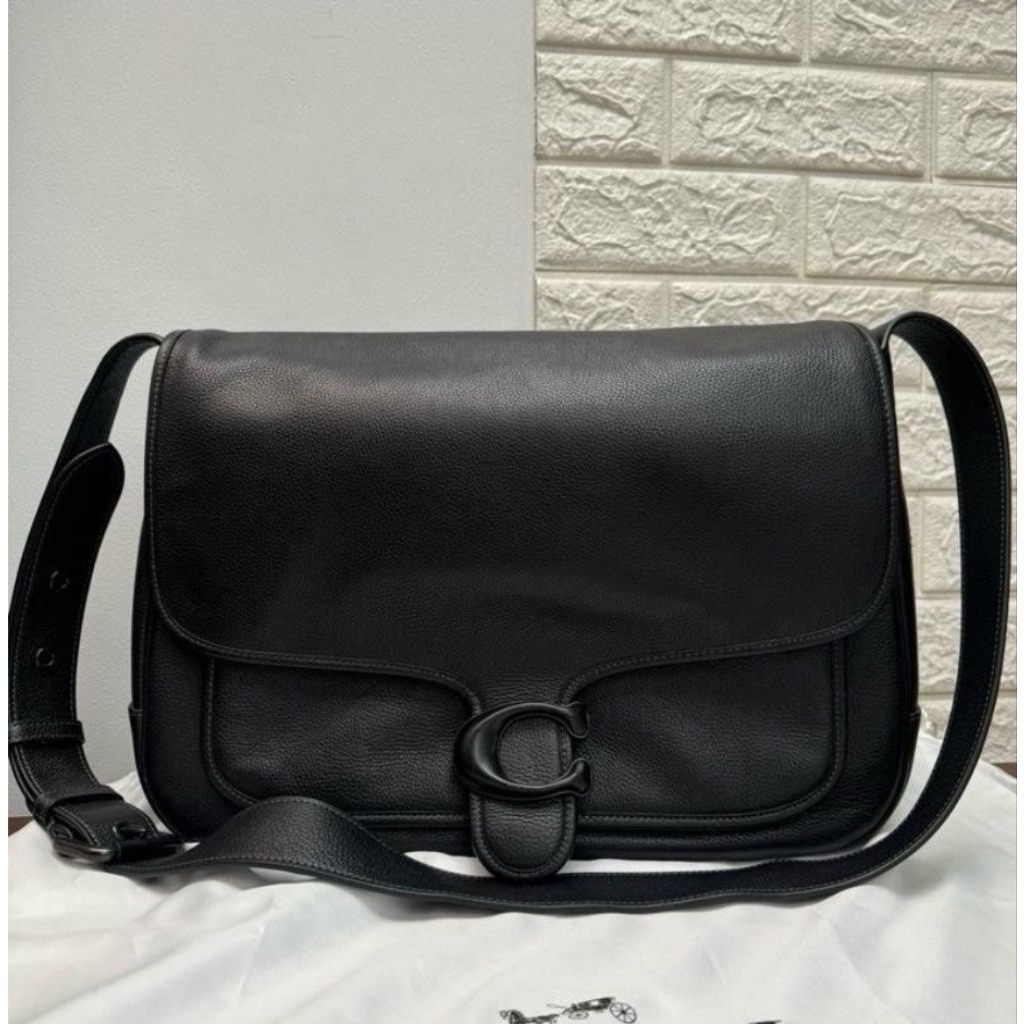 preloved tas coach ori pria hitam