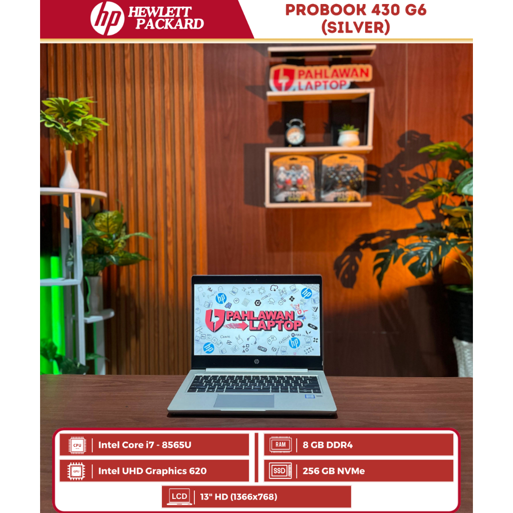 HP ProBook 430 G6 Intel Core i7-8th gen/8/256/Layar 13"