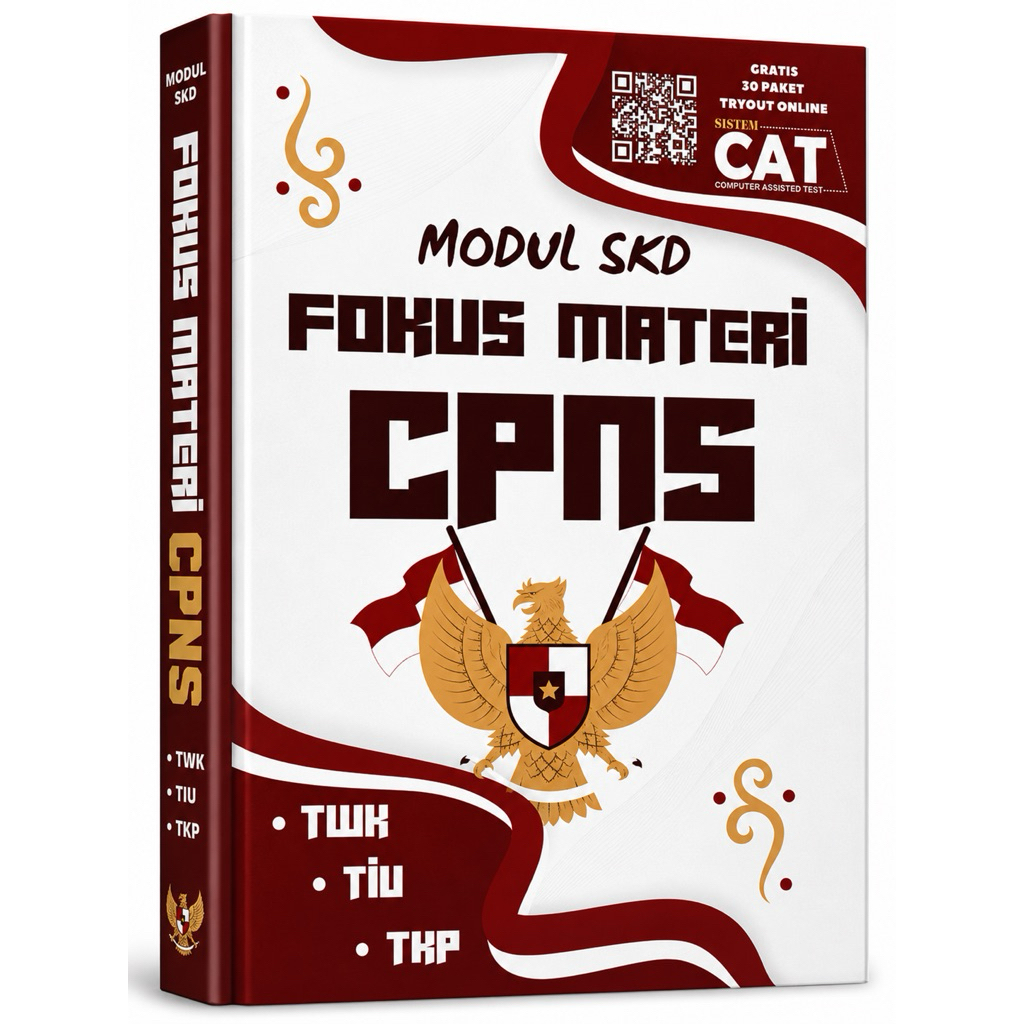 Modul SKD FOKUS MATERI CPNS (GRATIS 30 PAKET TRYOUT SKD CPNS CAT)
