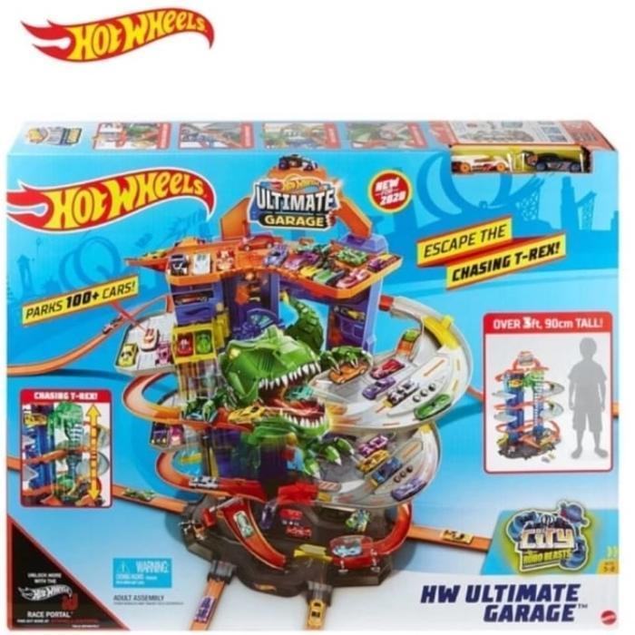 HotWheels Tracks Ultimate Garage Robo TRex Hot Wheels T Rex