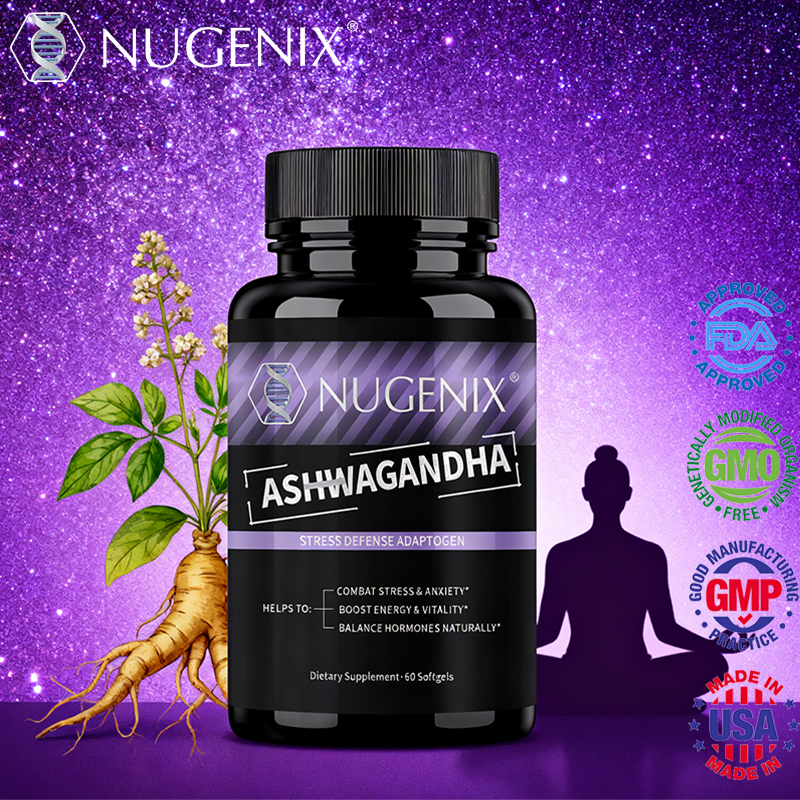 Nugenix Ashwagandha, Suplemen untuk Pikiran Tenang, Mood Seimbang, dan Vitalitas Harian