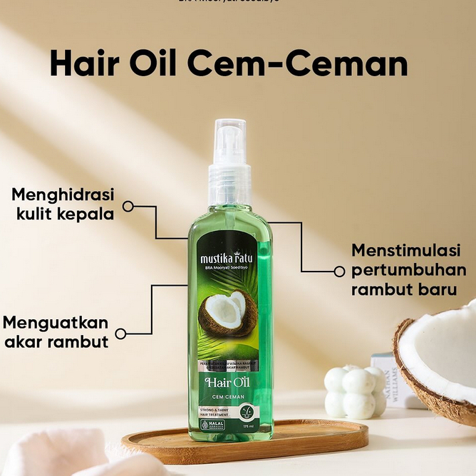 Mustika Ratu Minyak Rambut Cem-Ceman