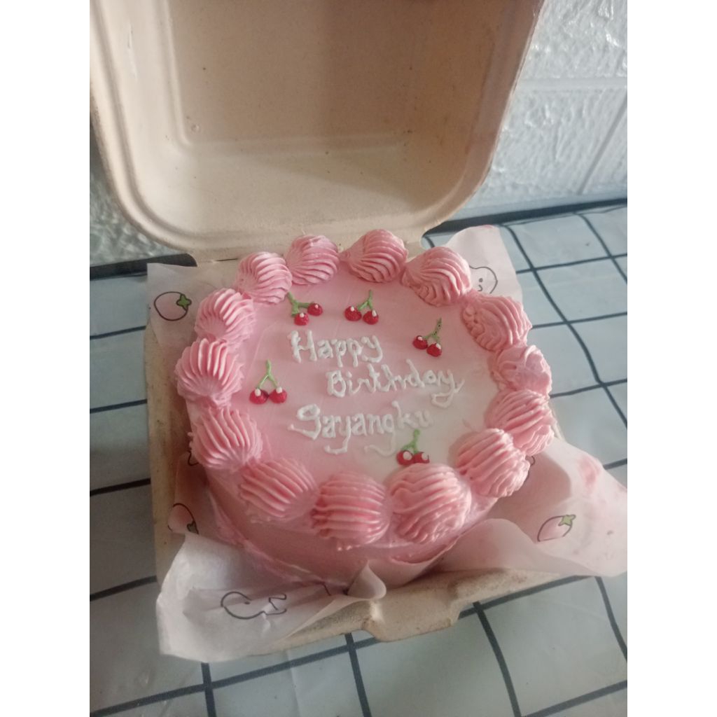 Bento Cake Mini 10cm | Kue Tart Ulang Tahun Custom | Malang