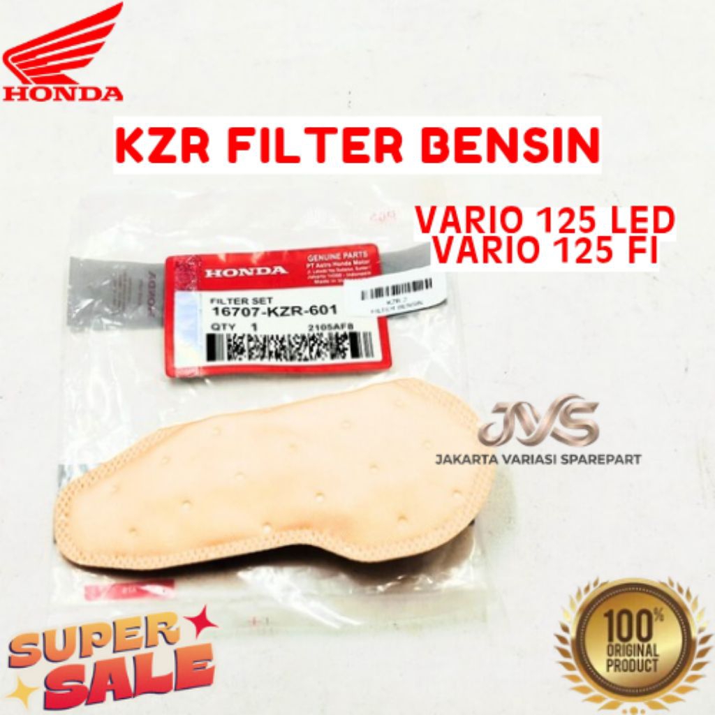 FILTER BENSIN KODE KZR, FILTER BENSIN VARIO 125 LED, FILTER BENSIN VARIO 125 FI