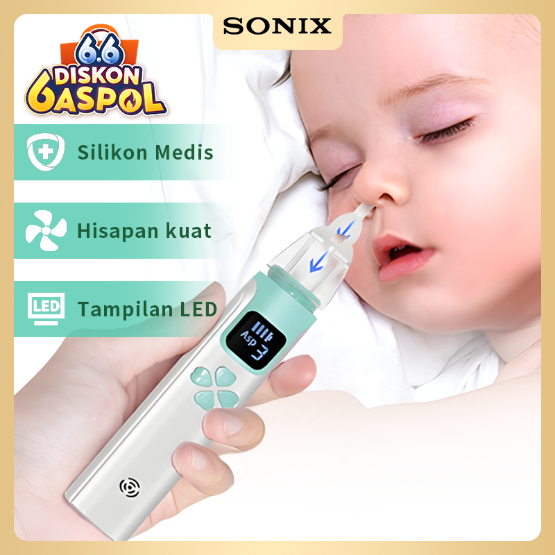 Sonix Baby Nasal Aspirator SAH01 Penyedot Ingus Bayi Sedot Ingus Baby Nasal Aspirator Alat Elektrik 