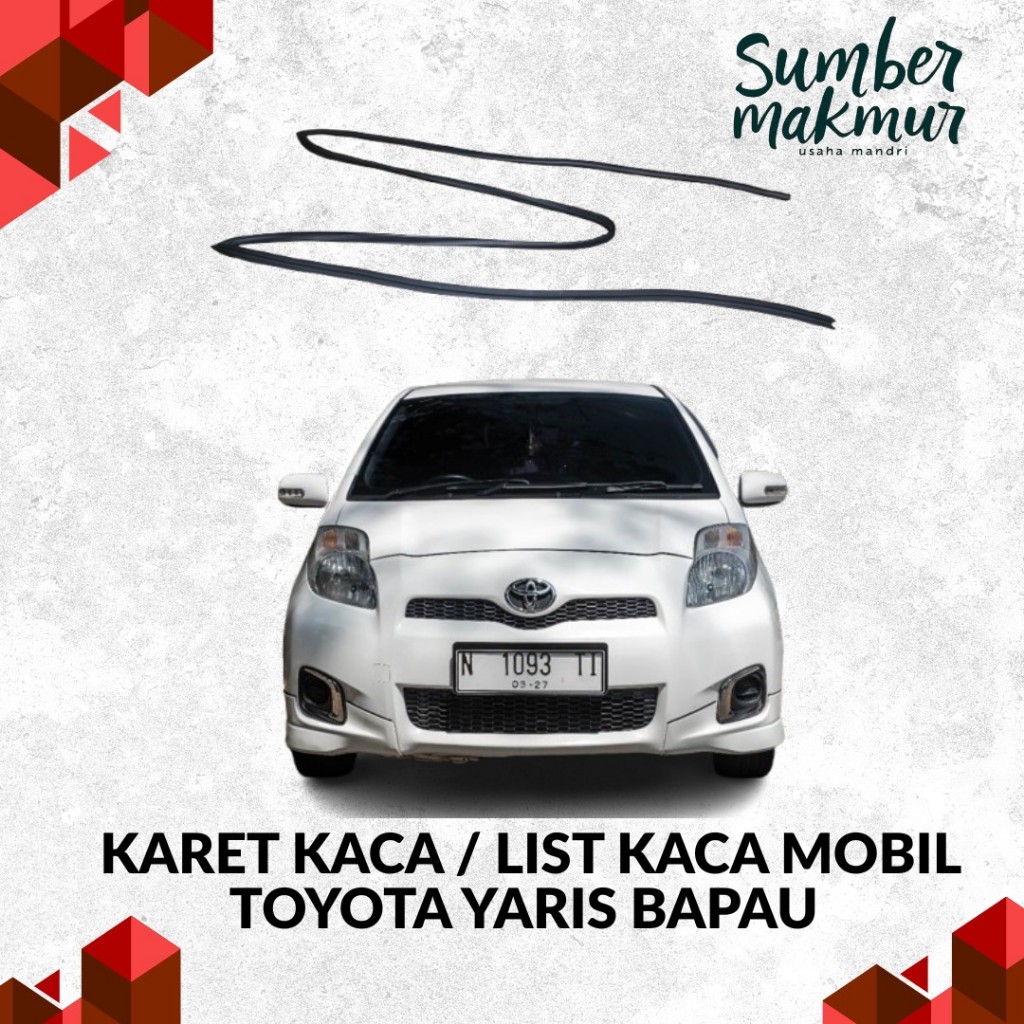 KARET KACA DEPAN MOBIL TOYOTA YARIS BAPAU