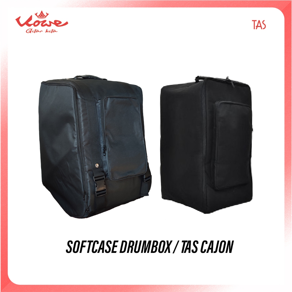 Softcase Cajon Trapesium dan Kotak / Tas Cajon Trapesium Spon Tebal