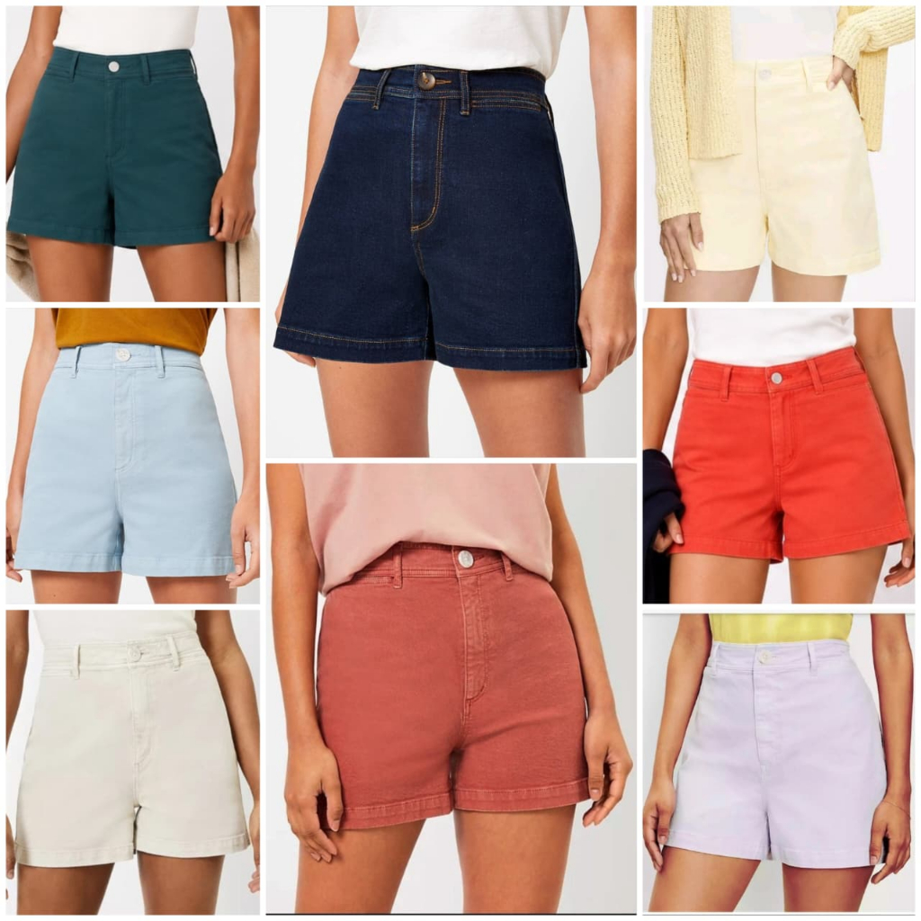 Celana LOFT Welt Pocket Denim Short pants