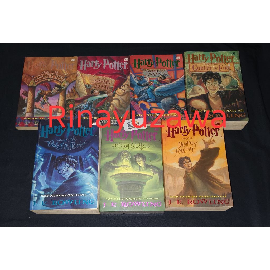 Novel Bekas Harry Potter by J. K. Rowling ( Novel Terjemahan Fullset )