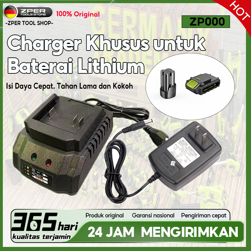 [HOT] ZPER Charger Makita Lithium Bor Baterai 12V/16.8V/98VF/988VF/9888VF Cordless Kompatibel dengan