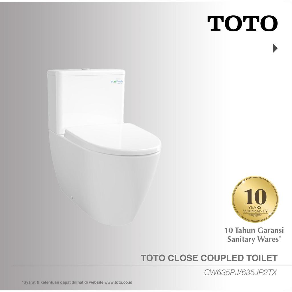 TOTO Closet CW635PJ/SW635JP2 (Ptrap) | Closet Duduk - Kloset Duduk