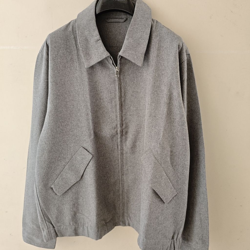 WORK JACKET HARINGTON COTTON FULL GRAY BY GLOBAL WORK LIKE NEW